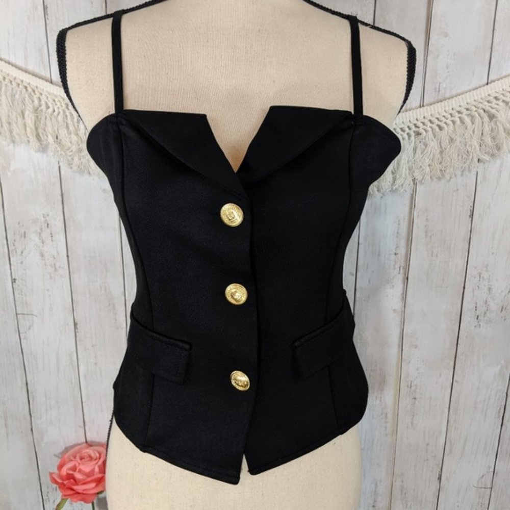 Tuxedo Top